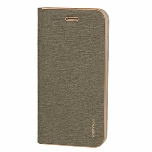 Vennus Book Suojakuori kehyksellä Samsung Galaxy J7 2017:lle harmaa