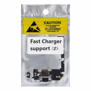 Latausliitin USB IPHONE 11 Pro musta (käytetty)