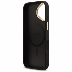 Guess suojakuori iPhone 17:lle HC MAGSAFE PU W/ 4G PU STRIPE musta
