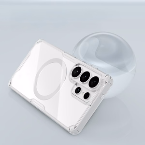 Nillkin Nature TPU Pro MagSafe yhteensopiva suojakuori Samsung Galaxy S26 Ultra:lle valkoinen