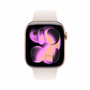 Crong Liquid -nestemäisestä silikonista valmistettu ranneke Apple Watch 38/40/41/42 mm:lle, kivenbeige