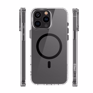 Etteri värillinen magneettikuori iPhone 14 Pro 6,1' musta