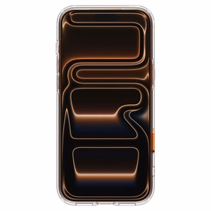 Spigen Thin Fit MagSafe Suojakuori iPhone 17 Pro:lle - Läpinäkyvä Oranssi