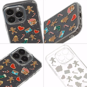TEL PROTECT Joulu Suojakuori Samsung S23 FE:lle Design 2 läpinäkyvä