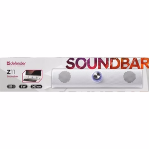 Defender Z11 soundbar 6W LED 65311 valkoinen