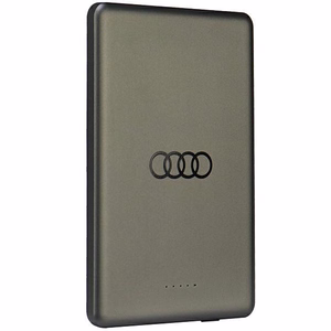 Tehopankki Audi Big Logo MagSafe induktiivinen 15W 5000mAh - harmaa