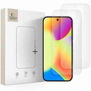 Tech-Protect Glass Fit+ 2-pack tempered glass for Google Pixel 9 / 9 Pro / 10 / 10 Pro - transparent