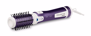 Rowenta CF9530 -hiustenmuotoilulaite, höyrytoiminen kuumailmaharja, violetti / valkoinen, 1000 W, 1,8 m