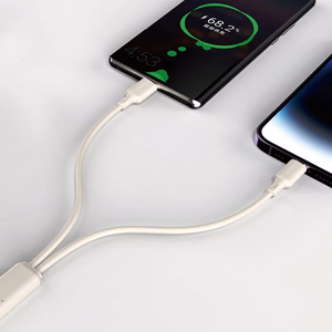 Dudao L7SCL USB-C - Lightning kaapeli 30W 1m - beige