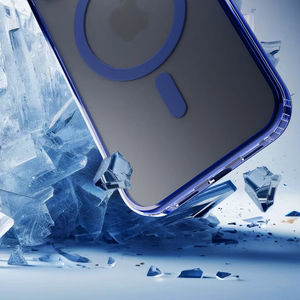 3mk Frosty MagCase sininen Suojakuori Apple iPhone 15 Plus:lle - sininen