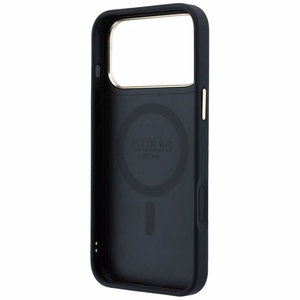 Guess Ring Stand 360 4G Classic Logo MagSafe suojakuori malleille iPhone 17 Pro / 18 Pro, musta