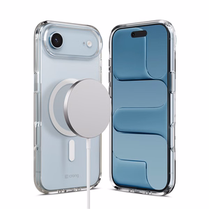 Crong Clear MAG Cover MagSafe suojakuori iPhone Air -laitteelle, läpinäkyvä