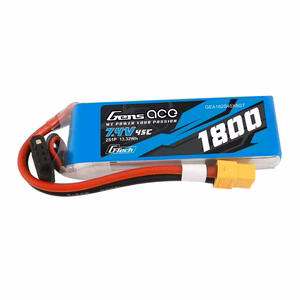 GensAce G-Tech LiPo 1800 mAh 7,4 V 45C 2S1P XT60 -akku