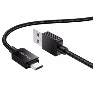 Borofone Kaapeli BX120 Placer - USB - Micro USB - 2,4A 1 metri musta