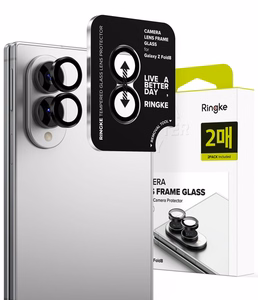 Ringke-kamerakehyksen suoja Samsung Galaxy Z Fold 8:lle, musta, 2 kpl