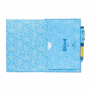 Disney Stitch Tropical A5 -muistikirja pehmopintaisella kannella ja projektorikynällä