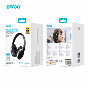 BWOO ANC Langaton Kuuloke Premium äänenlaatu BW587 musta
