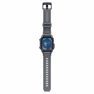 Spigen Rugged Armor Suojakuori Apple Watch 10 46mm -kellolle - harmaa
