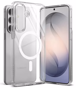 Ringke Fusion Magnetic MagSafe Suojakuori Samsung Galaxy S26+:lle läpinäkyvä