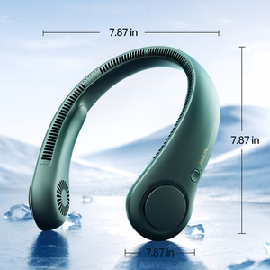 Jisulife Life3 kannettava USB-niskatuuletin, vihreä