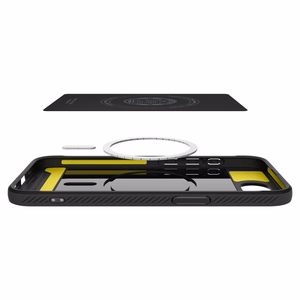 Spigen Rugged Armor MagSafe case for iPhone 16e / 17e - black
