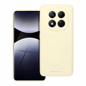 ROAR Suojakuori CLOUD SKIN Xiaomi Redmi Note 14 Pro 5G:lle vaaleankeltainen