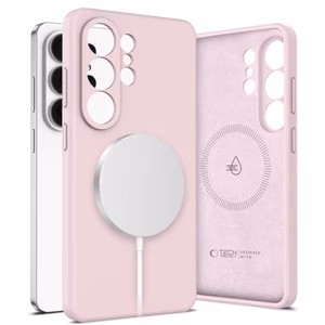 Tech-Protect Silicone MagSafe Suojakuori Samsung Galaxy S26 Ultra:lle - vaaleanpunainen