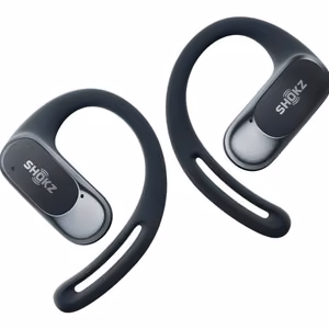 SHOKZ OpenFit Air kuulokemikrofoni langaton korvakoukulla puhelut/musiikki/urheilu/arkikäyttö Bluetooth musta