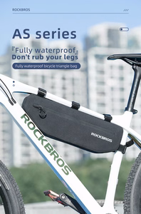 Rockbros AS-043 Velcro-polkupyörälaukku, 3l - musta