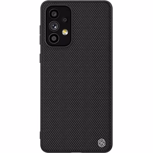 Nillkin Textured Case kestävä vahvistettu tapauksessa geelirunko ja nylon takaisin Samsung Galaxy A73 musta