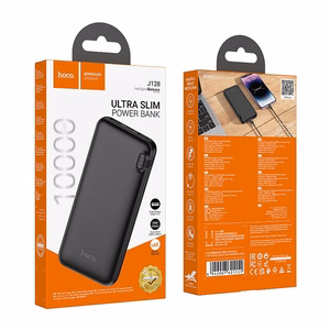 HOCO J128 -varavirtalähde 10000 mAh 2A, musta