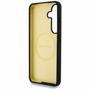 AMG Oversize Rhombs MagSafe Suojakuori Samsung Galaxy S25:lle - musta