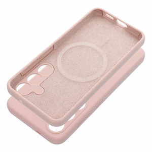 Samsung Galaxy S26 Suojakuori Silicone 2mm MagSafe-yhteensopiva powder pink
