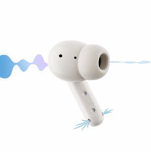 QCY Buds in-ear kuulokkeet ENC SBC IPX4 Bluetooth 5.4 - valkoinen