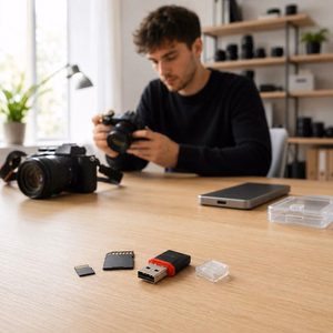 Esperanza EA134K kortinlukija musta, hopeinen, läpinäkyvä USB 2.0