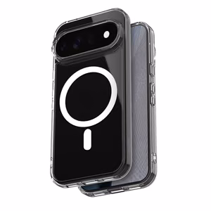 Crong Hybrid Clear Magnetic MagSafe -suojakuori Google Pixel 11 Pro -mallille, läpinäkyvä