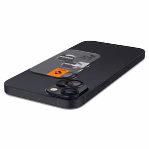 Spigen Glas.tR EZ Fit Optik kamerasuoja iPhone 14 / Plus / 15 / Plus - musta 2 kpl.
