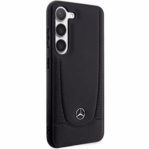 Mercedes Leather Urban suojakuori Samsung Galaxy S23 FE:lle - musta