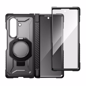 Supcase UB Grip Mag MagSafe -suojakuorisetti, 2 kpl, Samsung Galaxy Z Fold 8 -mallille, musta