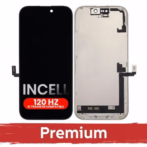 LCD Display Compatible with iPhone 17 Black (120Hz / INCELL / Premium) *Removable IC*