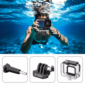 Tech-Protect GA200 vedenpitävä Suojakuori GoPro Hero 9 / 10 / 11 / 12:lle - läpinäkyvä