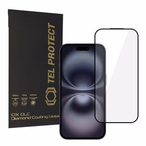 Tel Protect 10X HD DLC Diamond Coating karkaistu lasi iPhone 15 16:lle