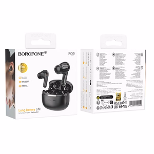 Borofone TWS Bluetooth-kuulokkeet FQ9 Peaceful musta