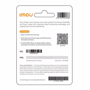 IMOU Protect Basic lahjakortti (vuosisuunnitelma)