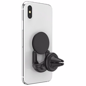 Popsockets Car Vent 2 + PopGrip pidike - musta