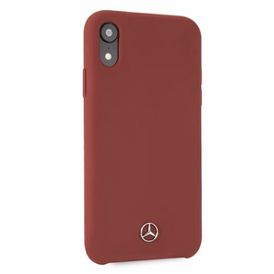 Mercedes Silicone Line iPhone Xr kotelo - punainen
