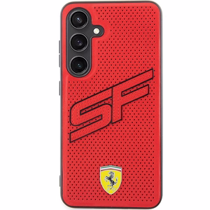 Ferrari Big SF perforoitu suojakuori Samsung Galaxy S24+:lle - punainen