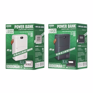 External battery Power Bank Remax RPP-118 22.5W 80000mAh black