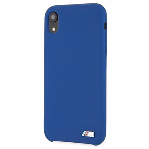 BMW Silicone M Collection iPhone Xr Suojakuori - sininen