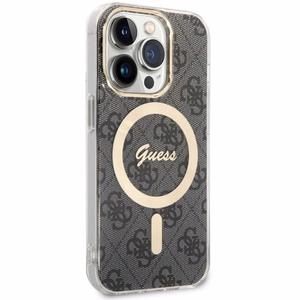 Guess 4G MagSafe suojakuori iPhone 14 Pro:lle - musta